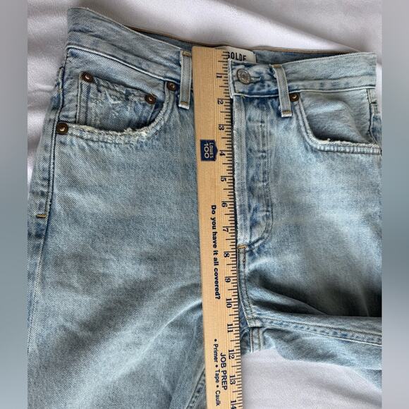 Agolde Jamie High Rise Classic in Shakedown Size 23 or 0 100% Cotton Straight - Picture 10 of 11
